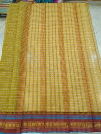 Narayanapet Pure Cotton  - Brown
