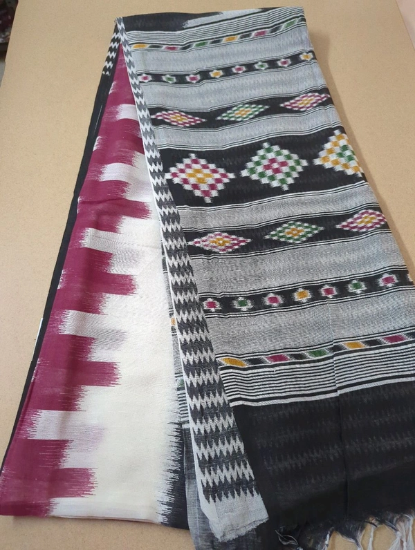 Handloom Cotton  - Black