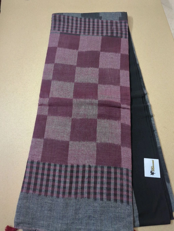 Handloom Cotton  - Gray