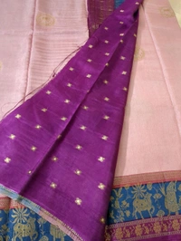Pure Dola Crepe  - Pink Lace