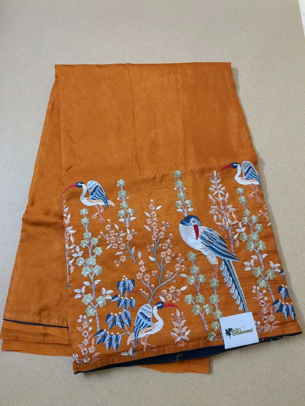 Pure Dola Embroidery  - Web Orange