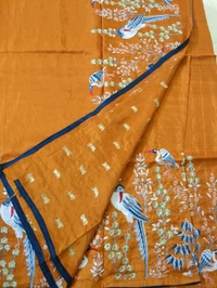 Pure Dola Embroidery  - Web Orange