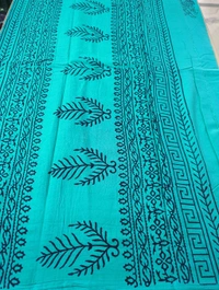 PURE MUL MUL COTTON  - Eastern Blue