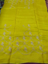 Dola Cheeks With Embroidery  - Purple
