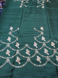 Dola Cheeks With Embroidery  - pink