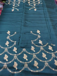 Dola Cheeks With Embroidery  - Cardinal Pink
