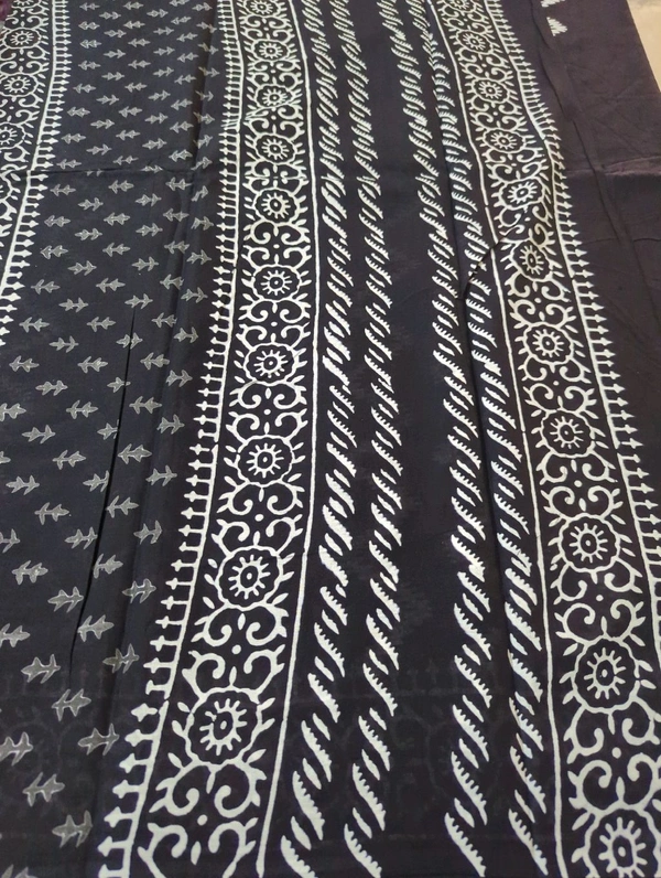 PURE MUL MUL BLOCK PRINT - Black 1