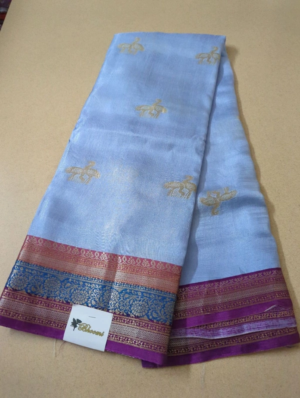 Pure Dola Crepe  - blue
