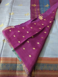 Pure Dola Crepe  - blue
