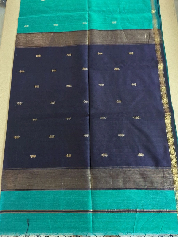 Pure Handloom Maheswari - lux green