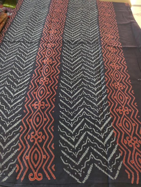 PURE MUL MUL BLOCK PRINT - Black 2