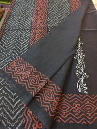 PURE MUL MUL BLOCK PRINT - Black 2