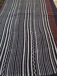 PURE MUL MUL BLOCK PRINT - Black 3
