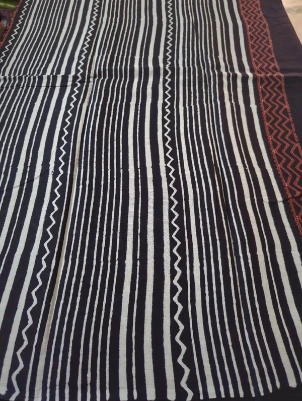PURE MUL MUL BLOCK PRINT - Black 3