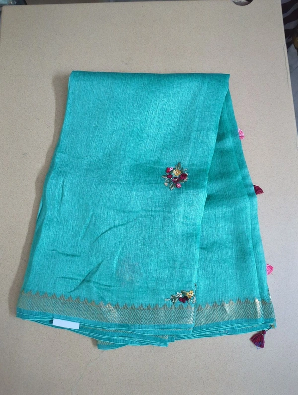 pure lenin kantha work - lux green