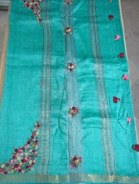 pure lenin kantha work - lux green