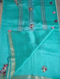 pure lenin kantha work - lux green