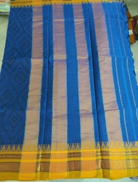 Pure Handloom Narayanpet Cotton Print - violet 4