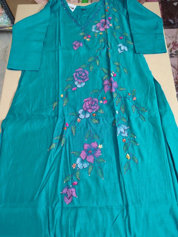 Soft Rawsilk With Hand Painted - 44