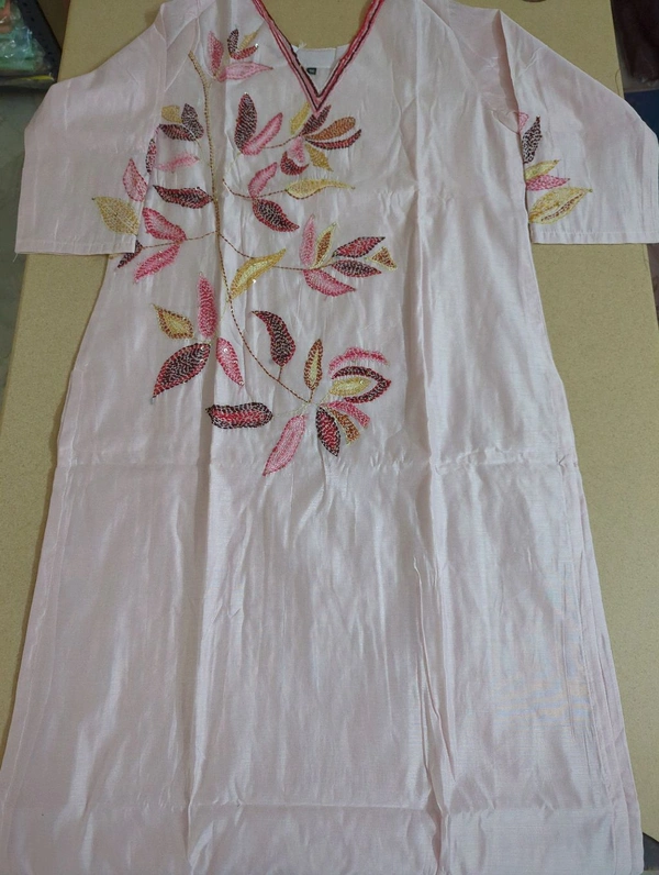 Butter Chanderi Handwork - 42