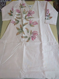 Chanderi With Handpainted - 42