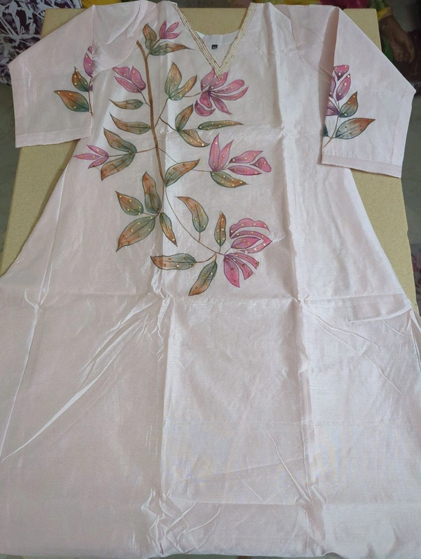 Chanderi With Handpainted - 42