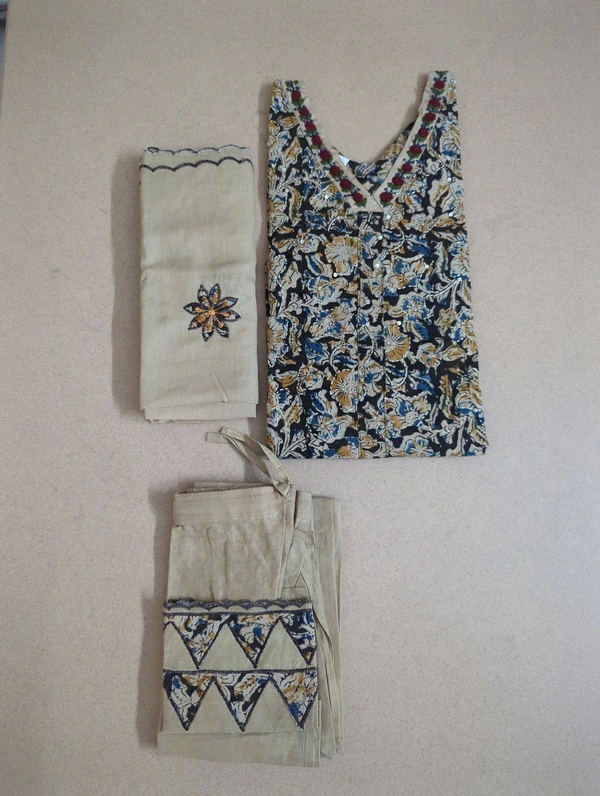 Pure Mul Cotton Suit - 44