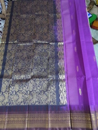 Pure Gadwal Cotton - purple 5