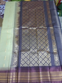 Pure Gadwal Cotton - cream 10