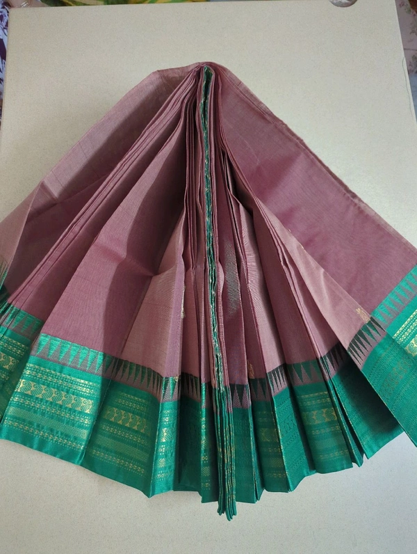 Pure Gadwal Cotton - maroon 11