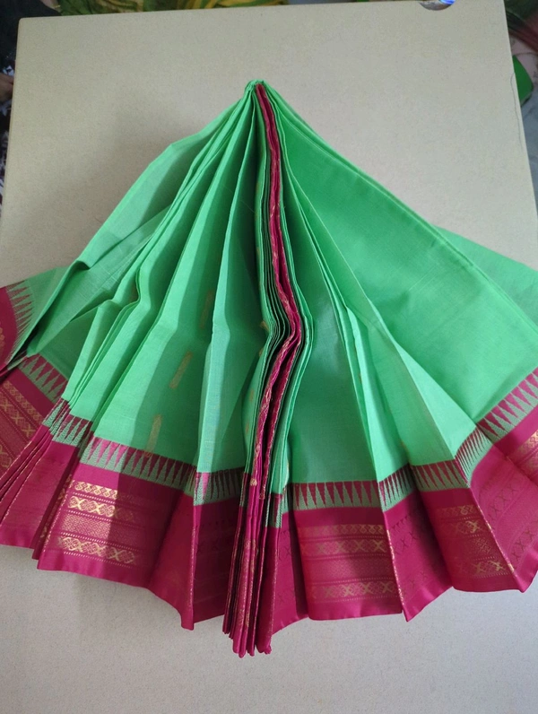Pure Gadwal Cotton - mint 12