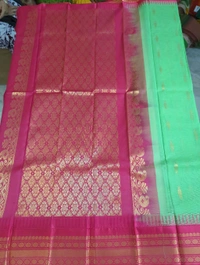 Pure Gadwal Cotton - mint 12