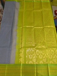 Pure Gadwal Cotton - gray 17