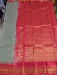 Pure Gadwal Cotton - gray 19