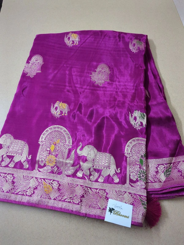 Pure Satin Crepe - Purple