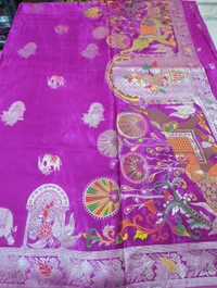 Pure Satin Crepe - Purple