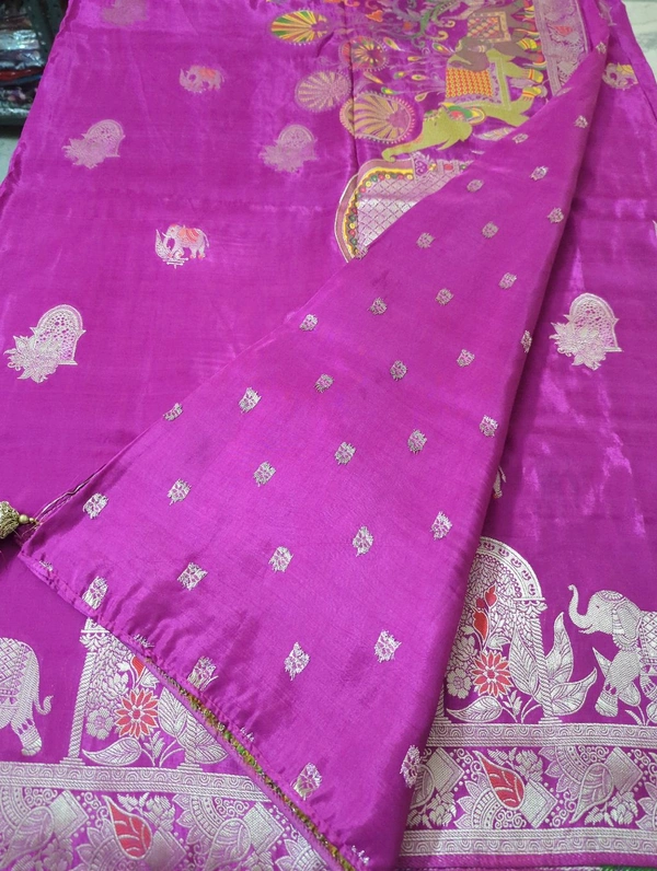 Pure Satin Crepe - Purple