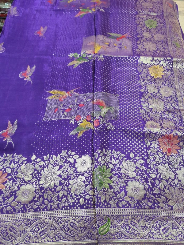 Pure Satin Crepe  - Electric Violet