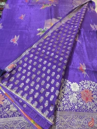 Pure Satin Crepe  - Electric Violet
