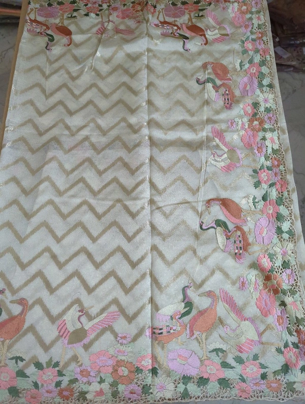 Designer Tusser  - Cream