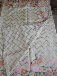Designer Tusser  - Cream