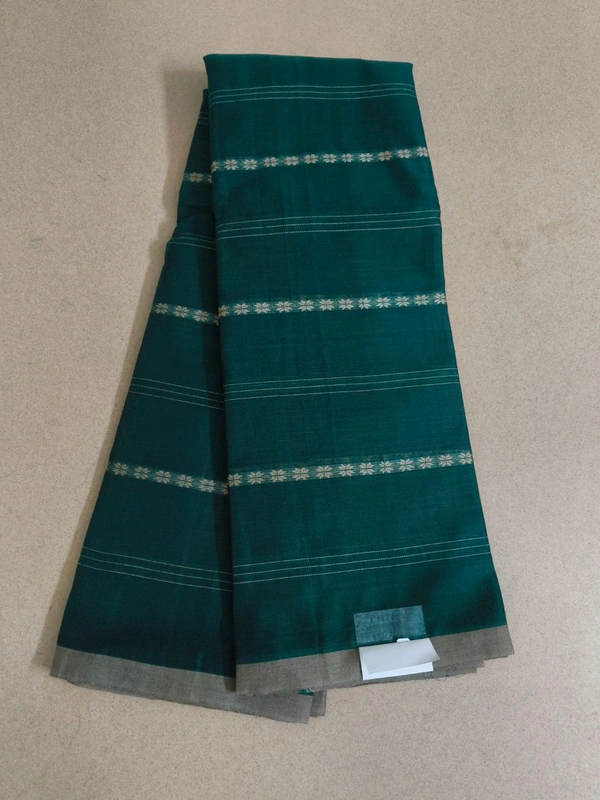 Pure Handloom Narayanapet  - green