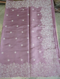 Pure Satin Tusser  - violet