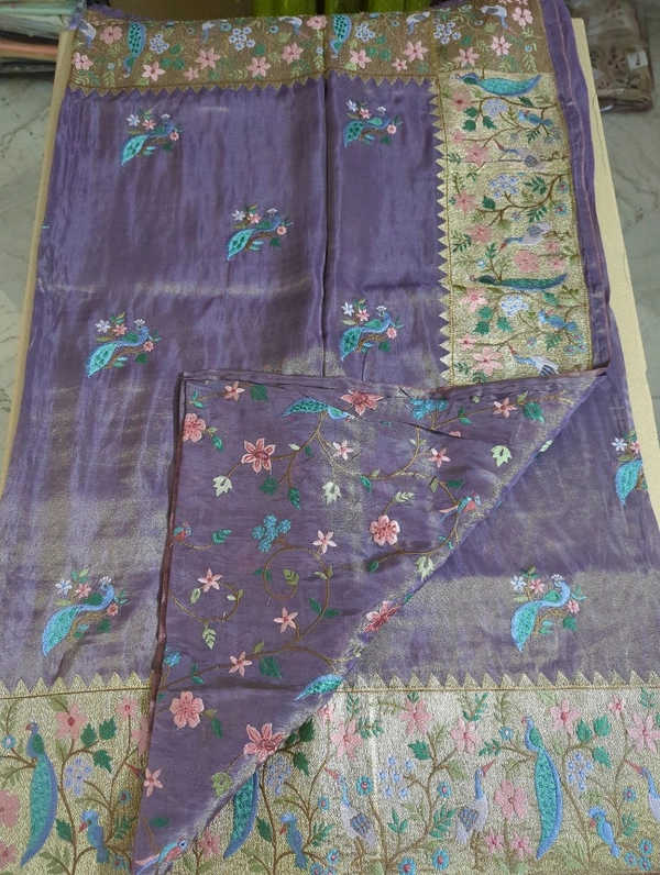 Pure Tissue Georgette  - violet