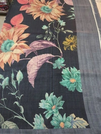 Designer Crush Tusser  - Black