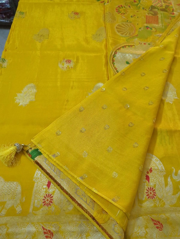 Pure Satin Crepe - Gold