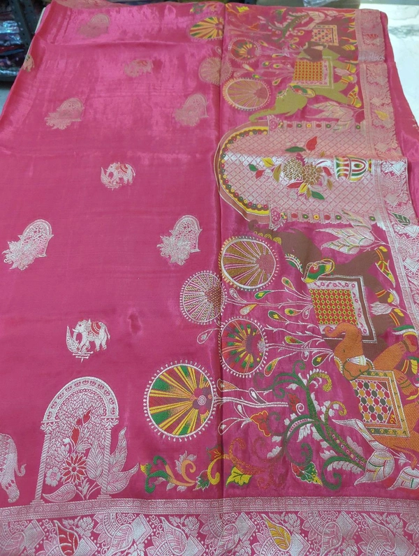 Pure Satin Crepe - Tickle Me Pink