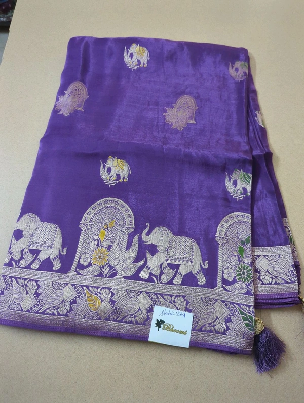 Pure Satin Crepe - Electric Violet