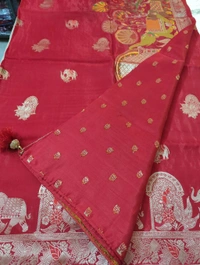 Pure Satin Crepe - Red