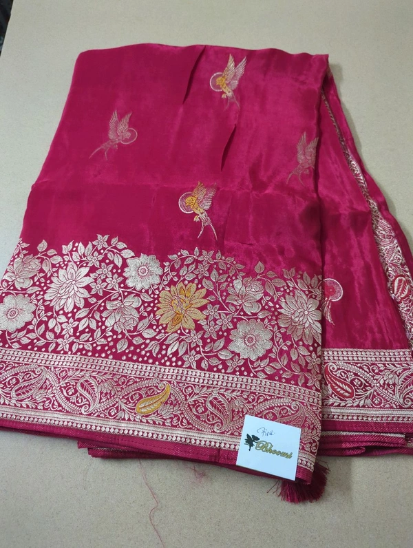 Pure Satin Crepe  - pink